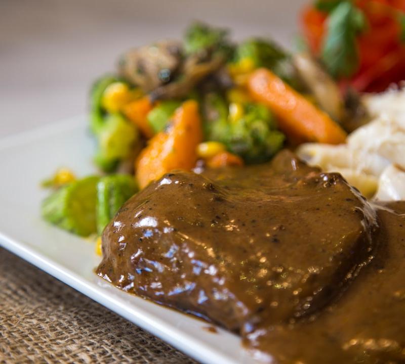 Salisbury Steak with Mushroom Gravy