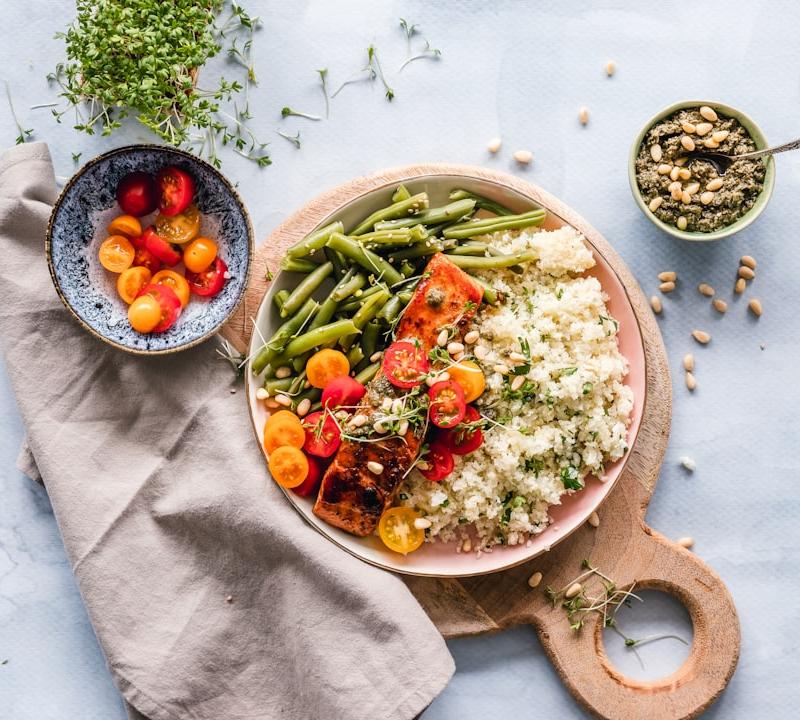 Salmon & Pesto Grain Bowl