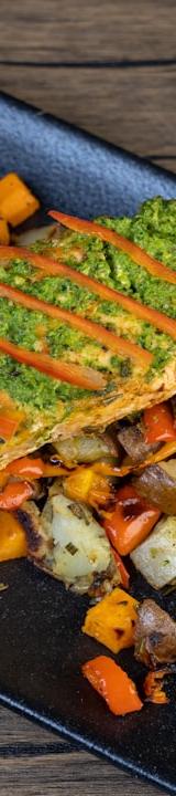 Salmon with Salsa Verde