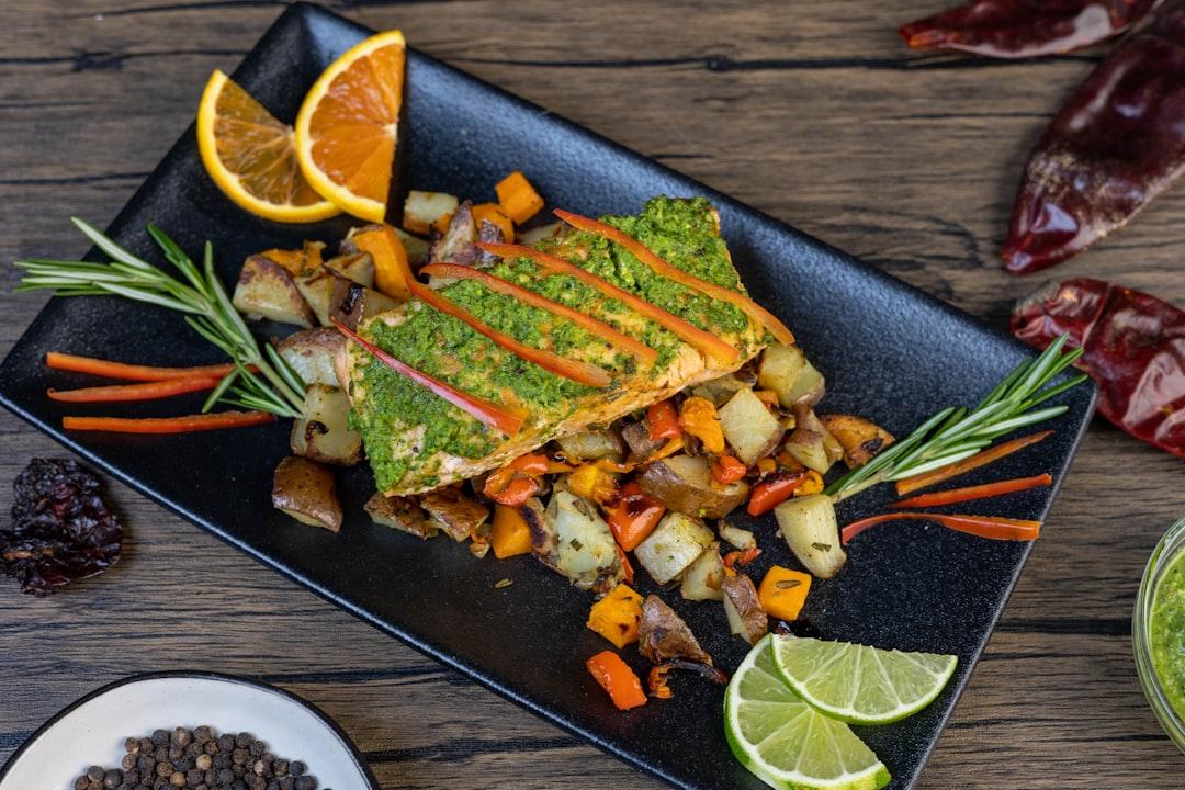 Salmon with Salsa Verde