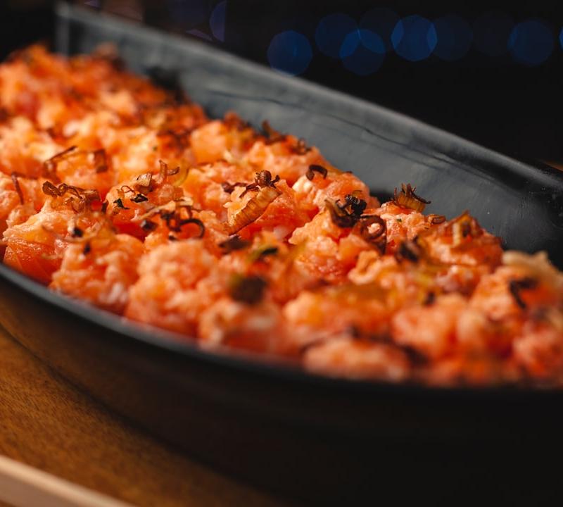 Salmon Sushi Bake
