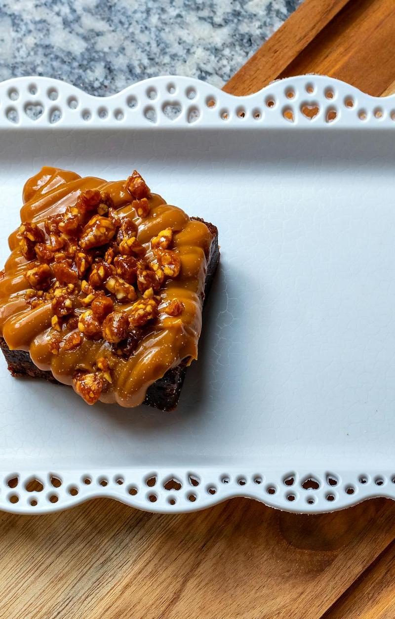 25-Minute Salted Caramel Fudge Brownies