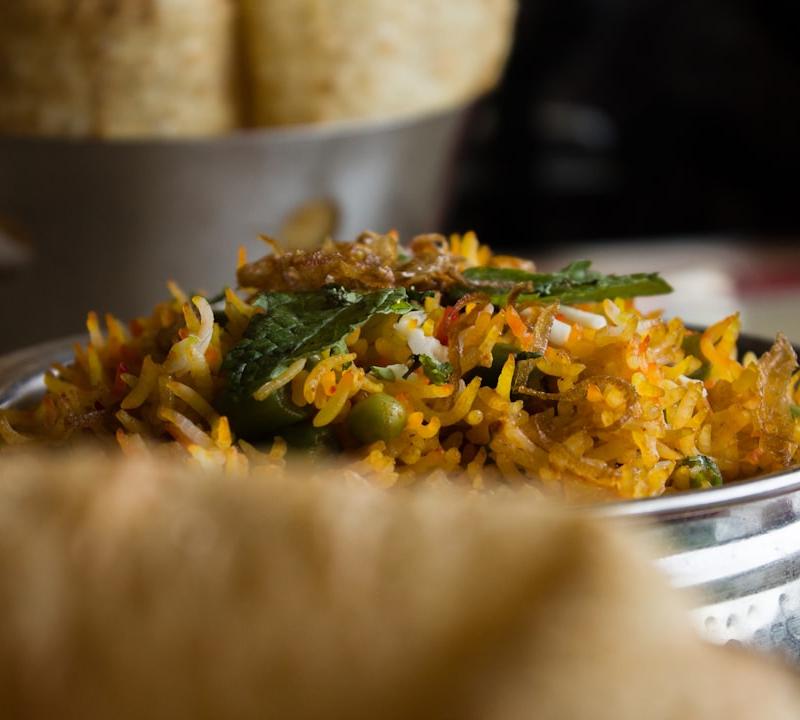 Sambar Rice with Vegetables