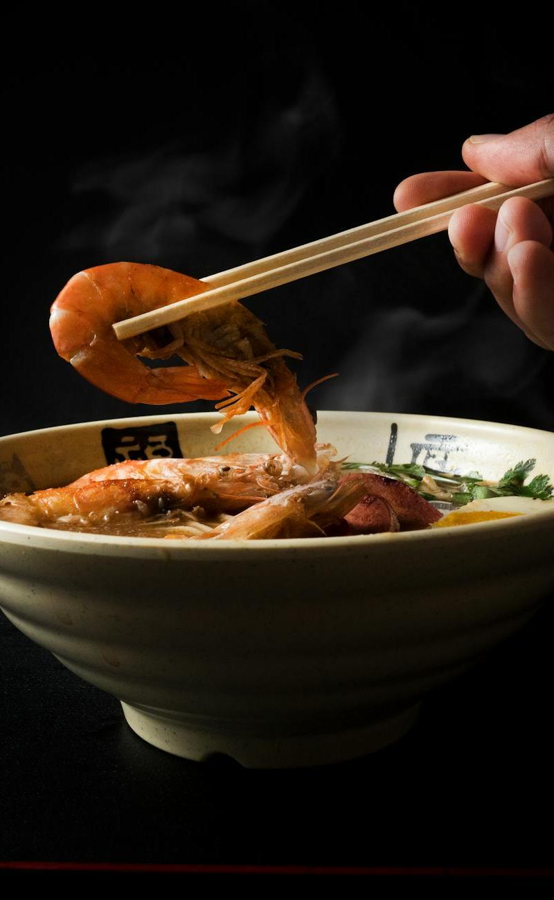 Sara Udon with Crispy Shrimp