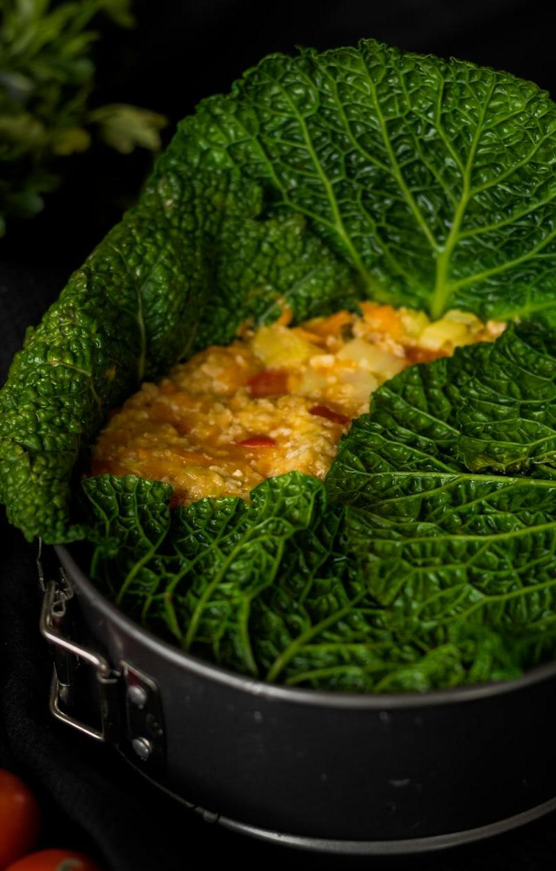 Sartù: Crispy Rice Cake with Meat & Peas