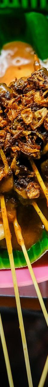 25-Min Sate Madura with Lontong & Crispy Shallots