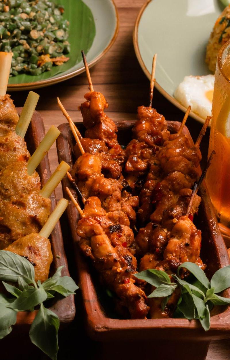 Sate Maranggi Dinner Plate