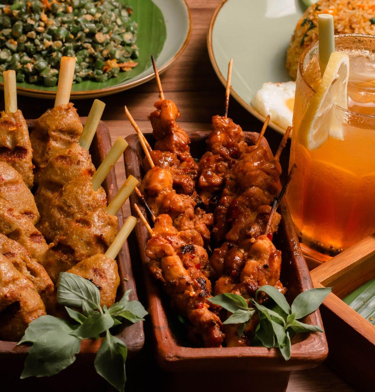 Sate Maranggi Dinner Plate