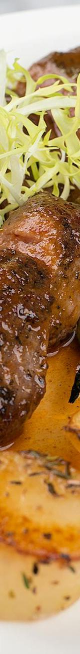 20-Min Sauerbraten with Roasted Roots