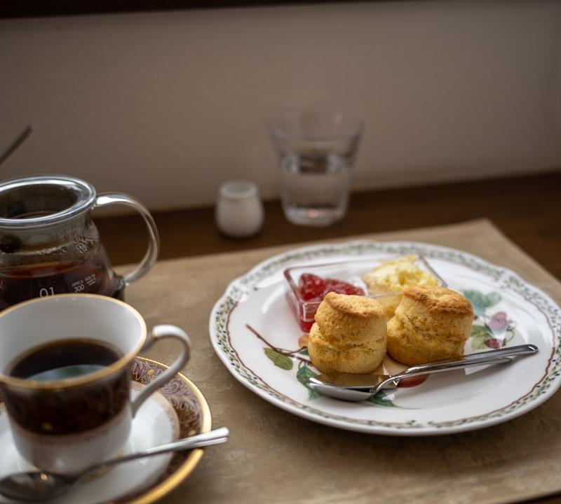 20-Min Scones with Jam & Clotted Cream