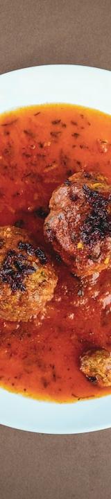 20-Min Seafood Meatball Stew with Caper Sauce
