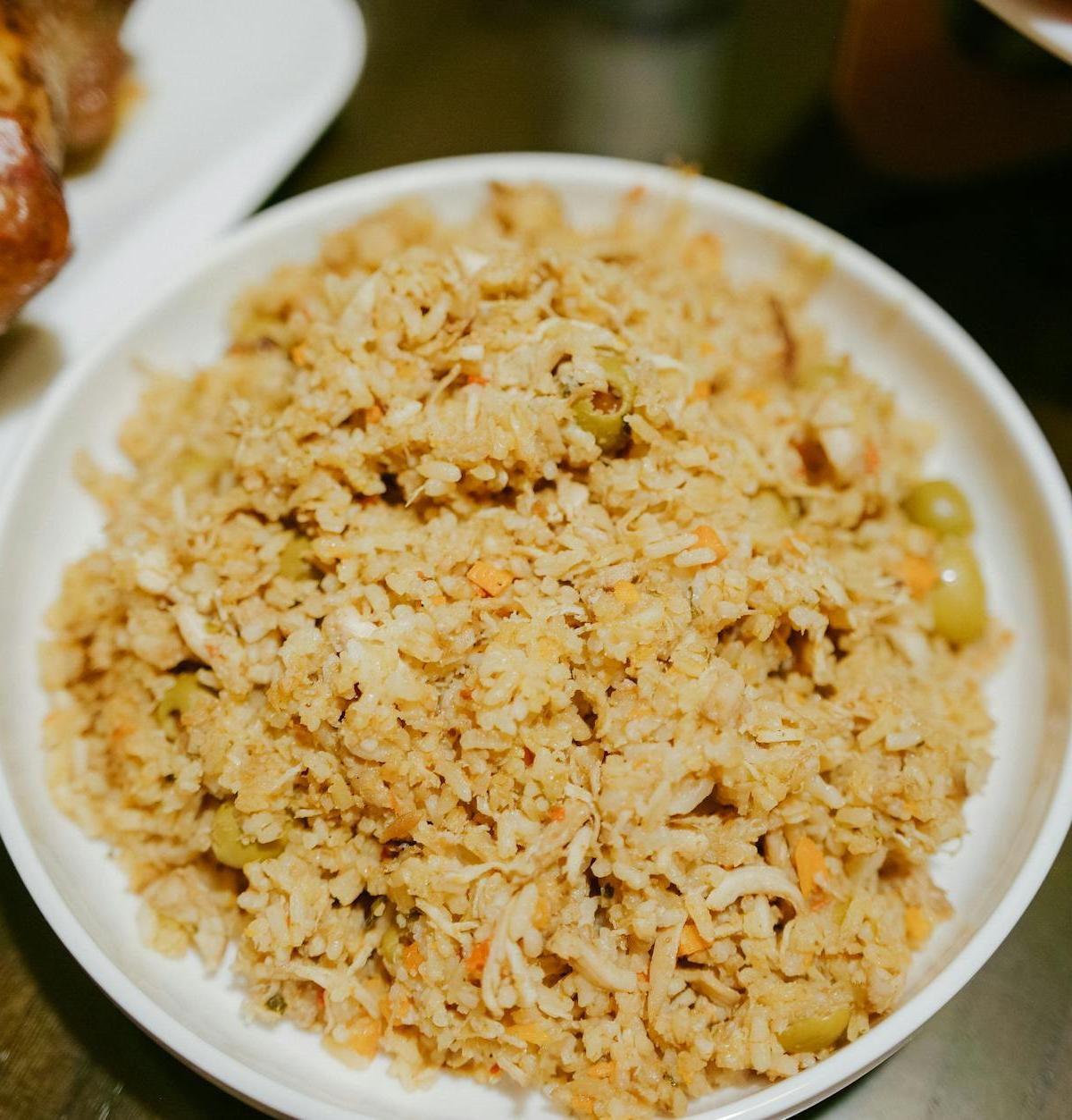 10-Minute Seafood & Rice Skillet