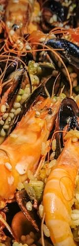 20-Min Seafood & Saffron Rice