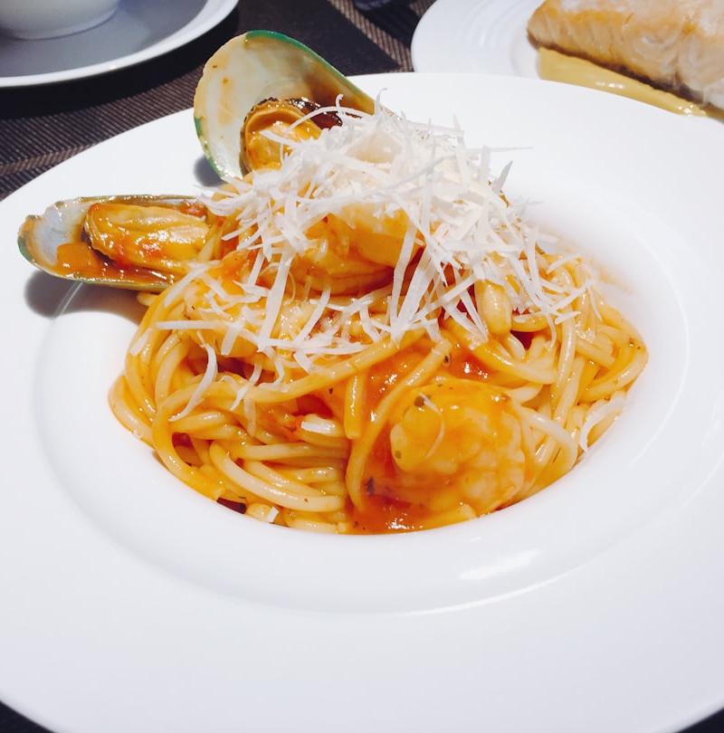 Seafood Spaghetti al Cartoccio