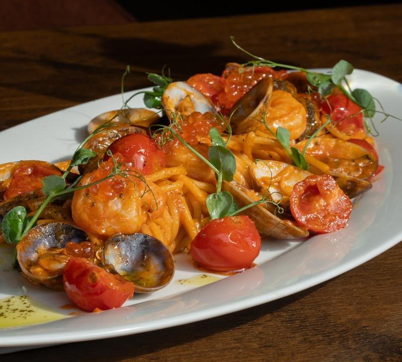 Seafood Spaghetti en Cartoccio