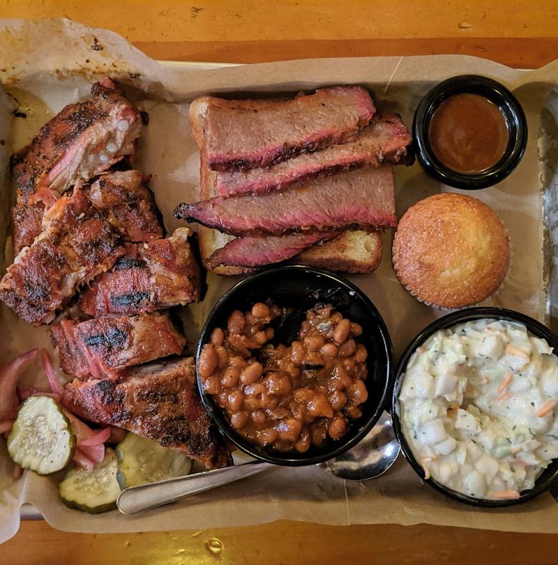 Seared Beef Brisket Plate with Butter Crust