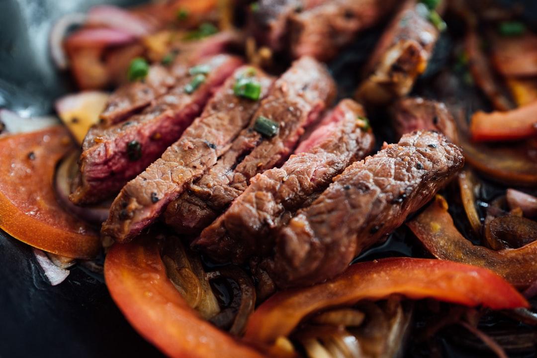 Seared Steak Fajitas with Peppers & Onions