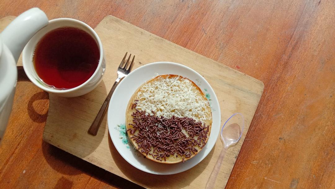Serabi with Palm Sugar Syrup