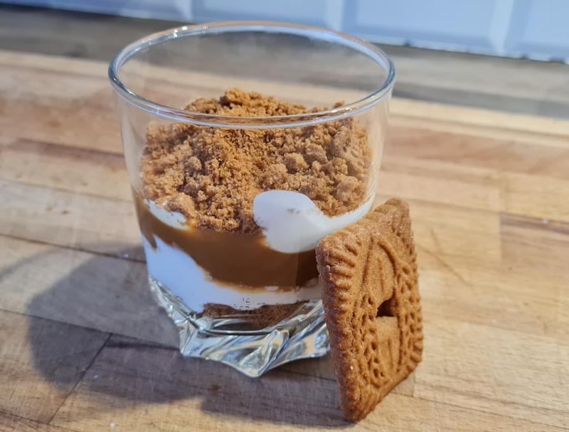 10-Minute Serradura: Speculoos Cream Pudding