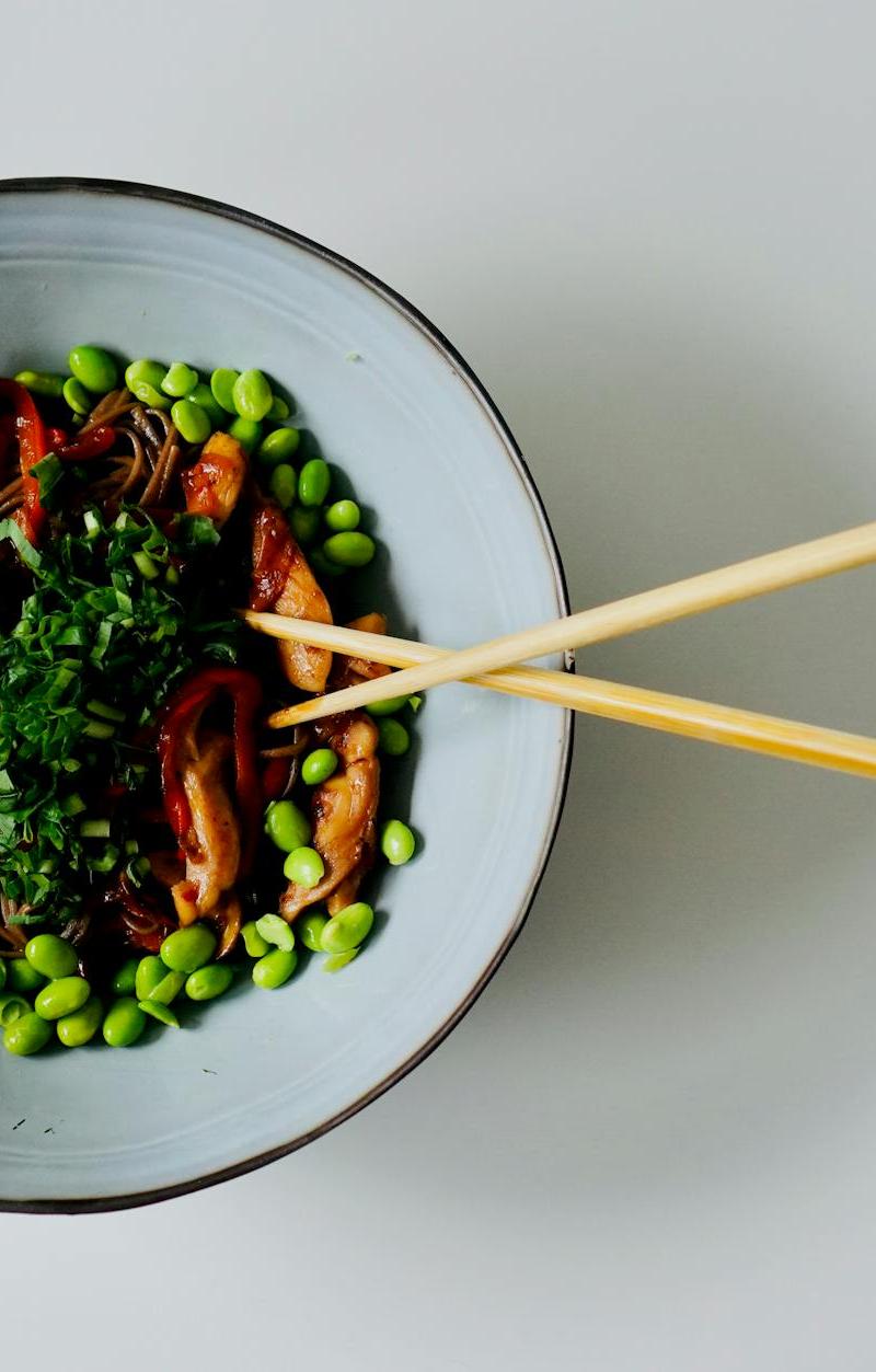 Sesame Ginger Soba with Edamame