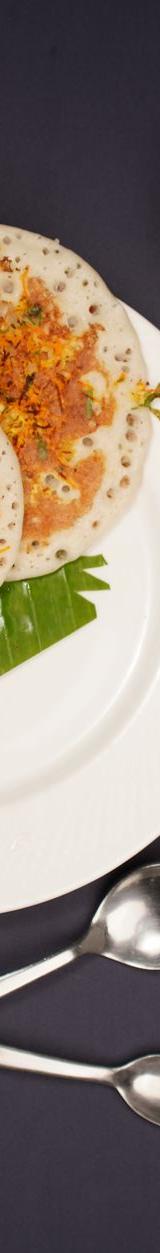 Set Dosa with Chutneys & Sambar