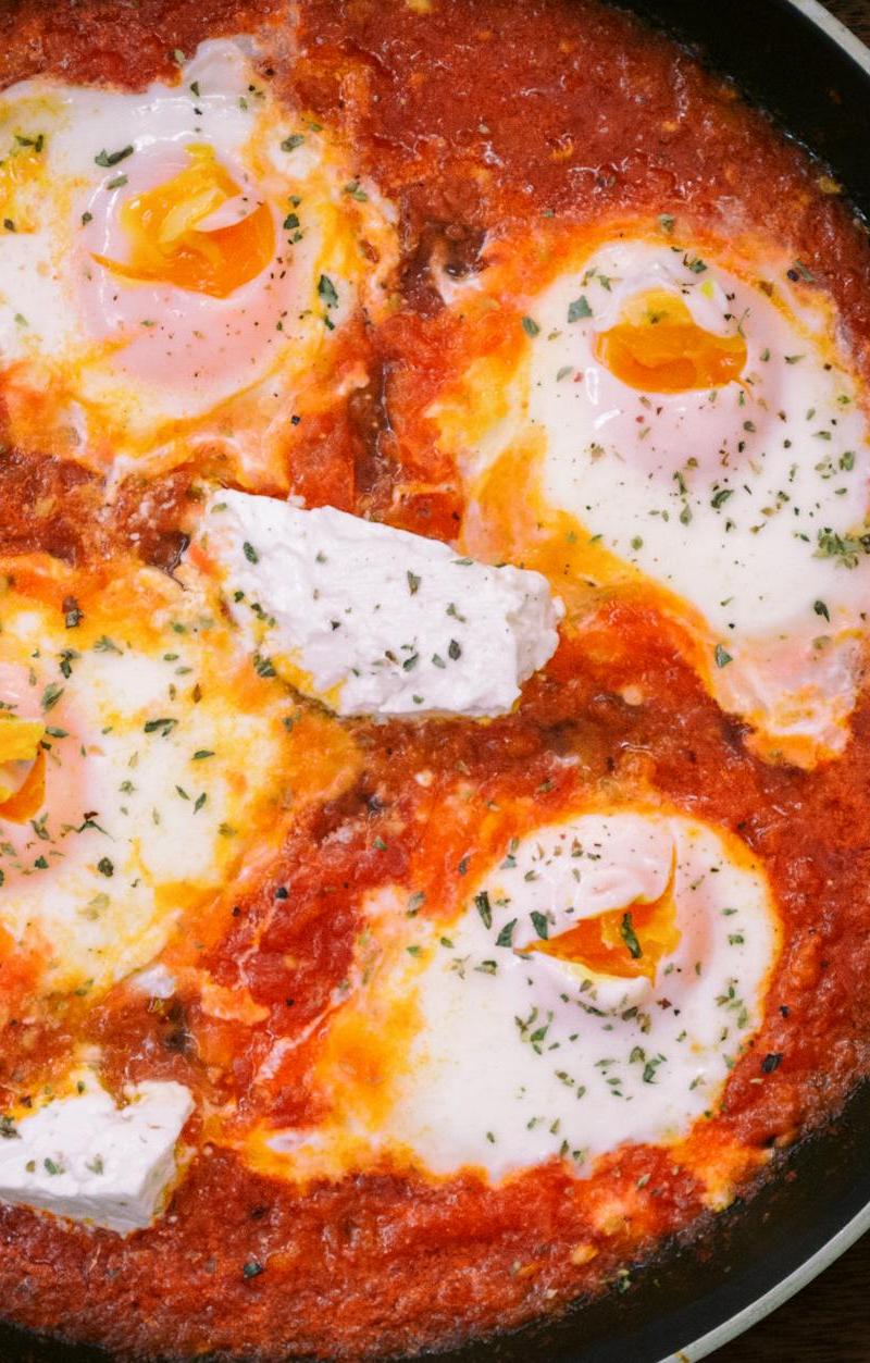 Shakshuka with Crispy Feta