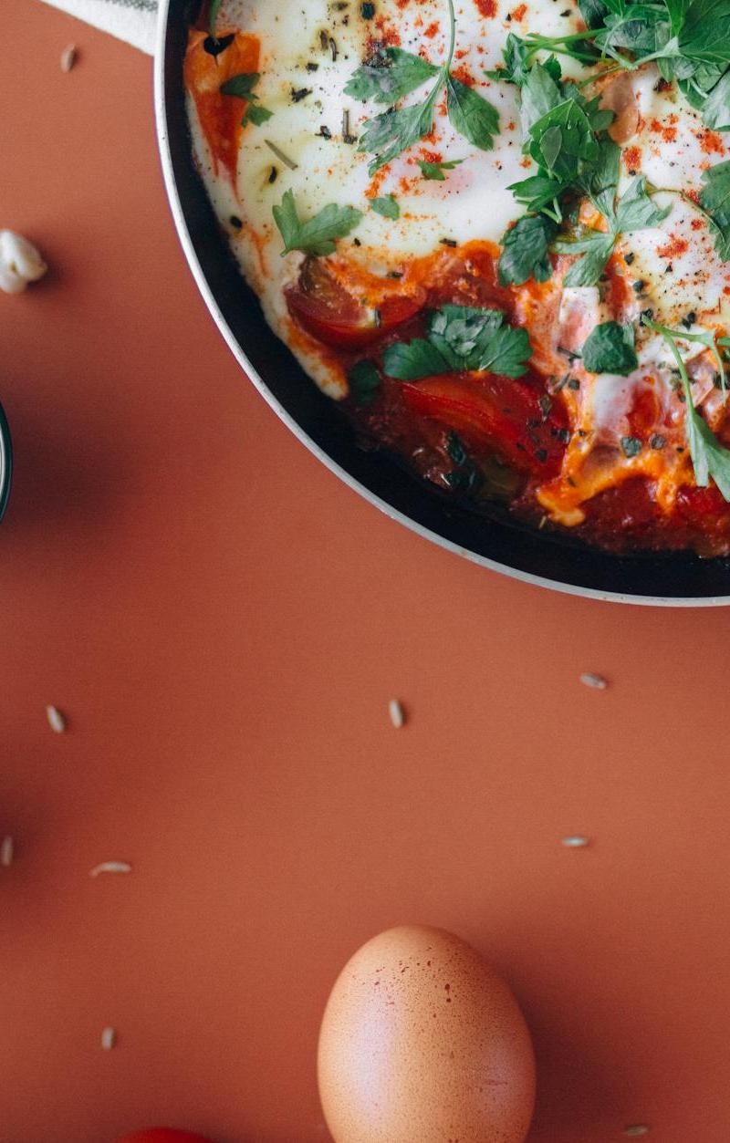 Shakshuka with Yogurt & Cherry Tomatoes