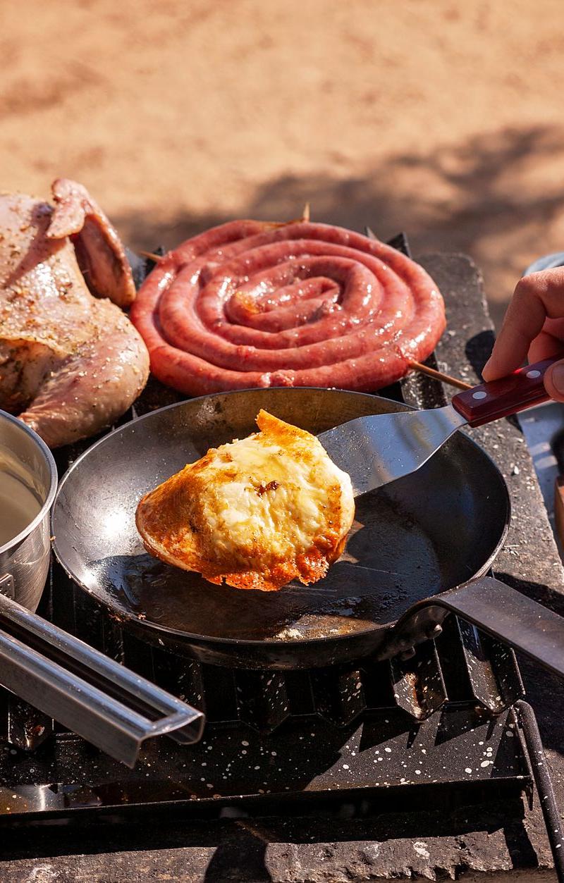 Sheet Pan Boerewors with Crispy Onions