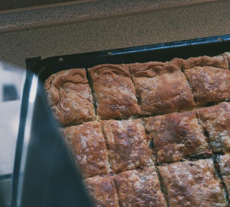 Sheet Pan Burek with Beef & Feta