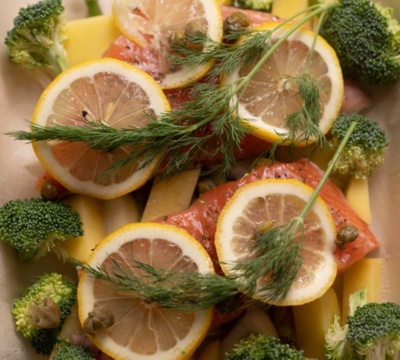 Sheet Pan Garlic Butter Salmon