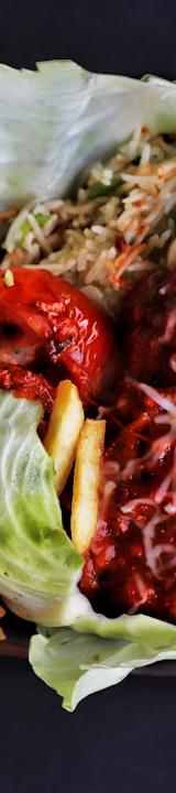 Sheet-Pan Golabki with Crispy Fries & Slaw