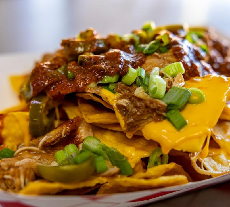 Sheet Pan Ground Beef Nachos