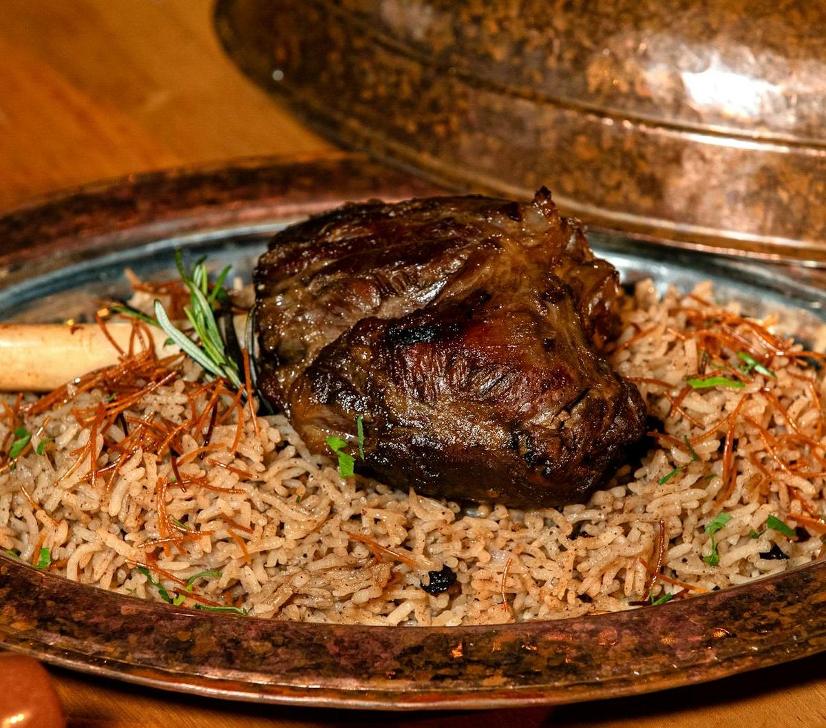 25-Min Sheet Pan Haneeth — Spiced Lamb & Crispy Rice