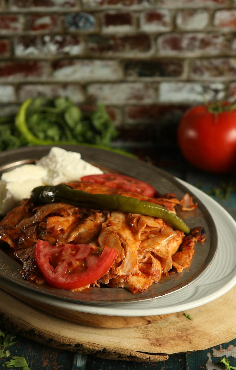 Sheet-Pan Iskender — Spiced Beef, Yogurt & Charred Veg