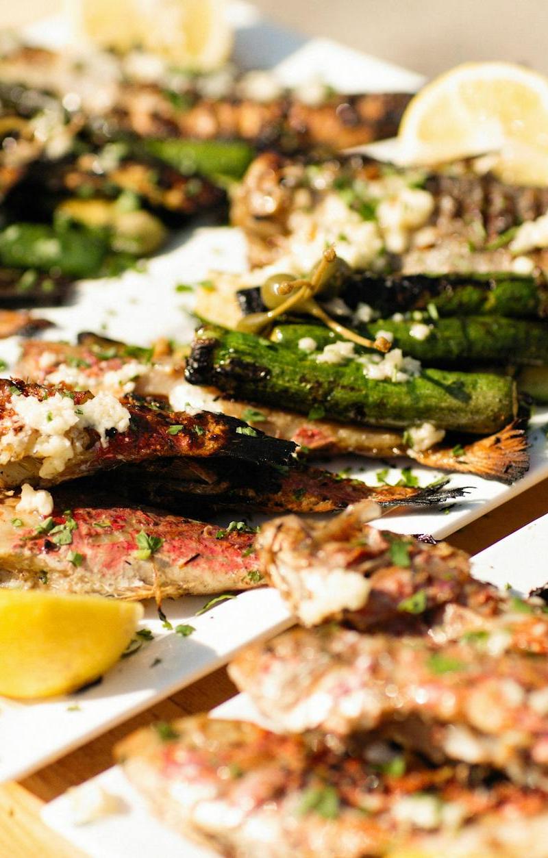Sheet-Pan Israeli Grilled Fish with Lemon & Capers