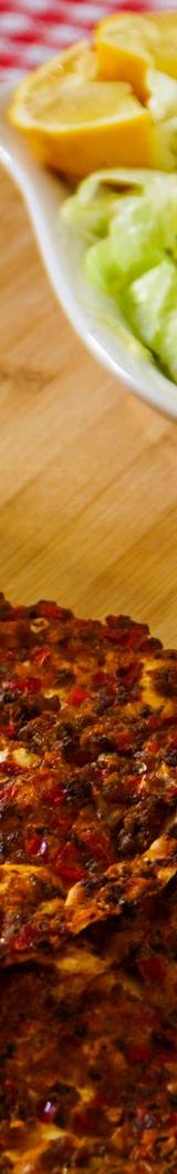 Sheet-Pan Lahmacun with Lemon & Ayran