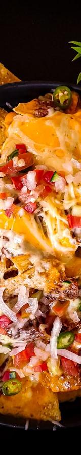 Sheet-Pan Loaded Beef Nachos