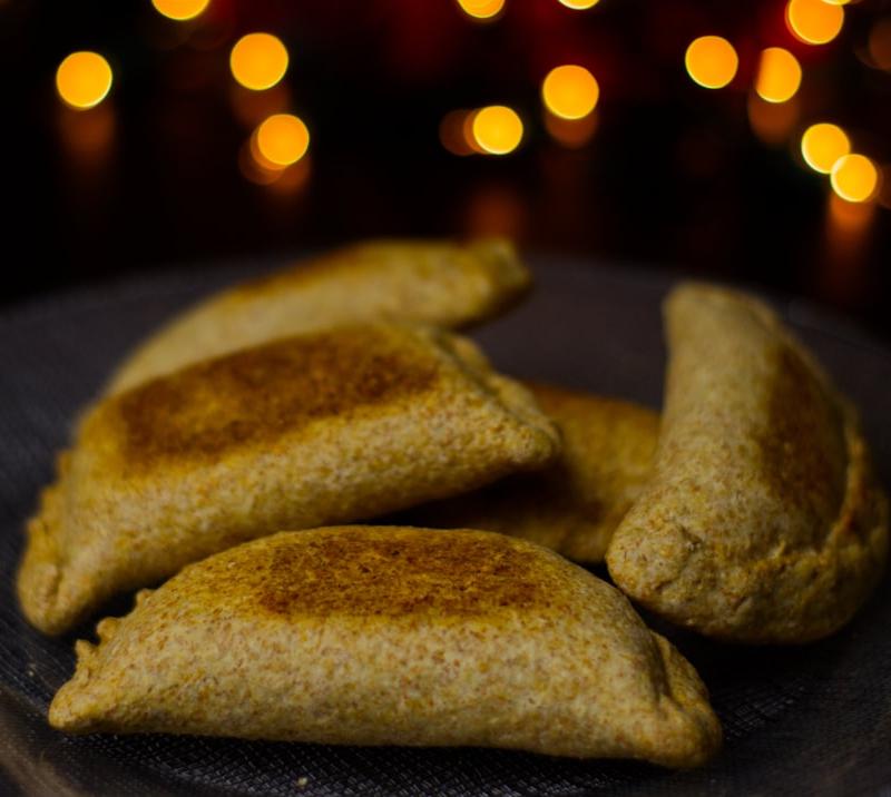 Sheet-Pan Mole Amarillo Chicken Empanadas