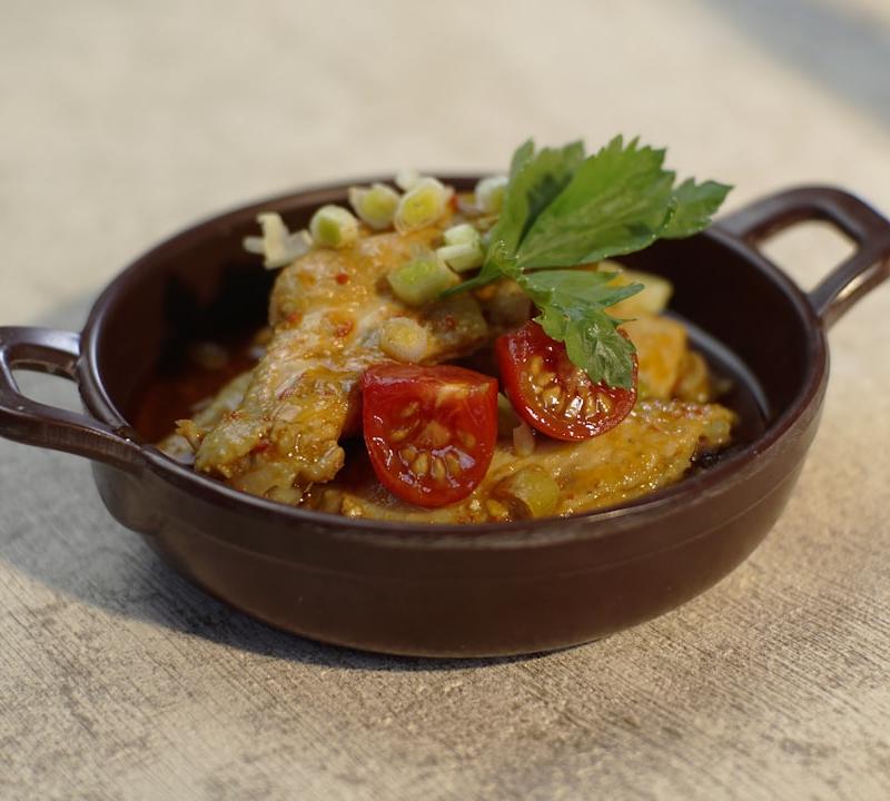 Sheet-Pan Moroccan Fish Tagine