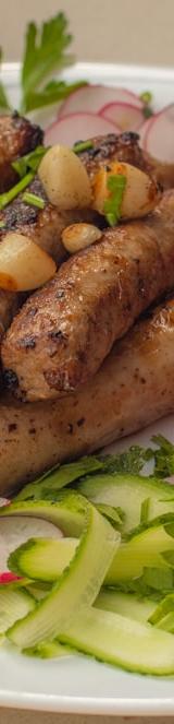 Sheet-Pan Nürnberger Bratwurst with Caramelized Onions