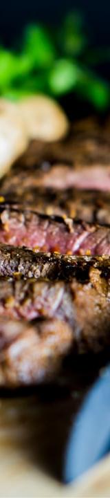 Sheet-Pan Picanha with Charred Tomatoes & Mushrooms