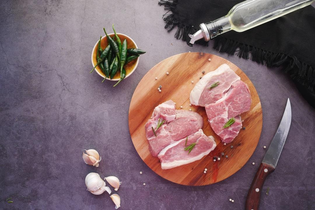 Sheet-Pan Pork Chops with Crispy Garlic