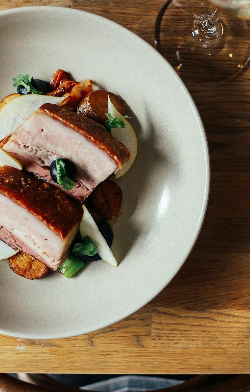 Sheet Pan Pork Roast with Crispy Apples