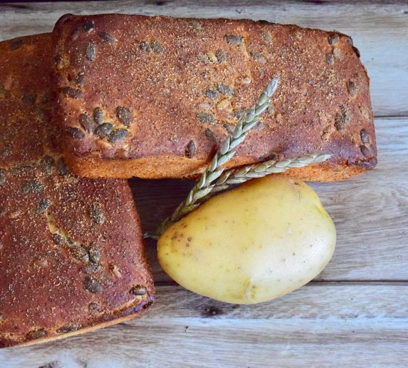 Sheet-Pan Potato & Apple Cake