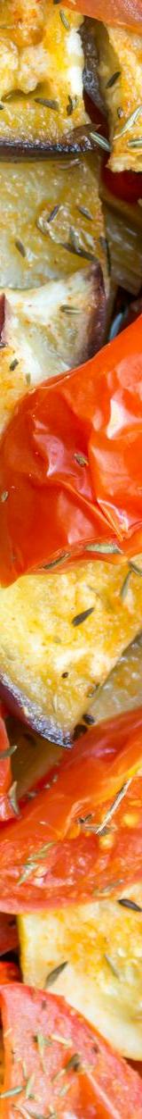 Sheet-Pan Ratatouille with Crispy Garlic