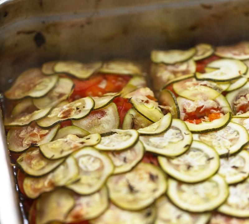 Sheet-Pan Ratatouille Niçoise