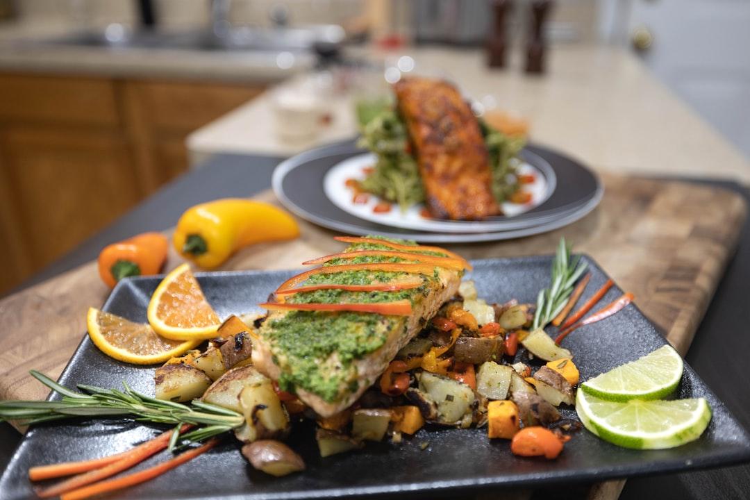 Sheet Pan Salmon with Salsa Verde