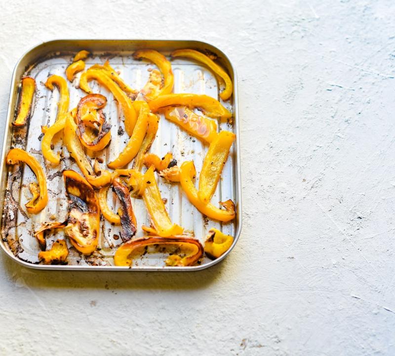 Sheet Pan Sausage and Peppers