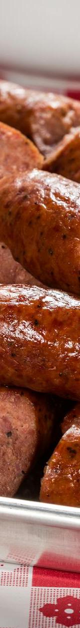 Sheet-Pan Smoked Boudin with Peppers