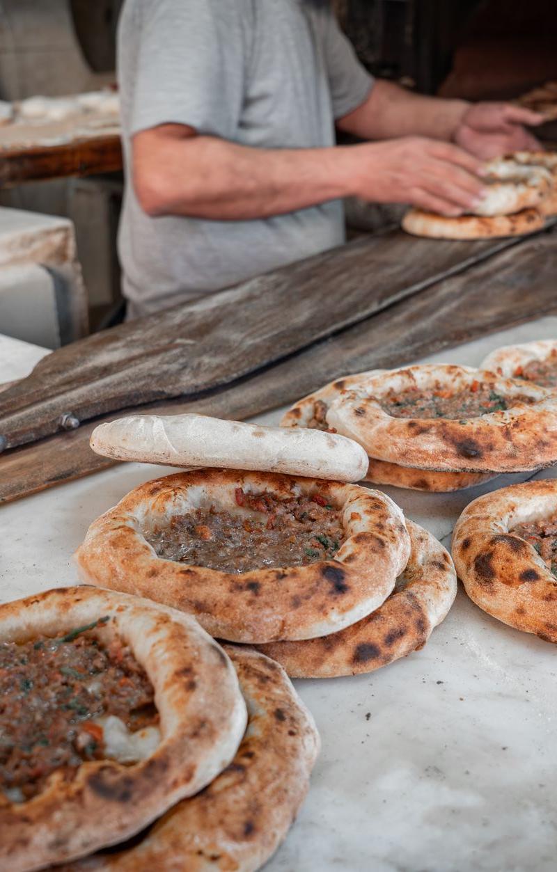 Sheet-Pan Spiced Lamb Sfiha